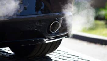 Car exhaust has pollutants that can harm human health and warm Earth's climate.